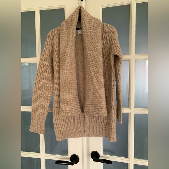JCrew Bonfire cardigan - shawl-collar chunky knit